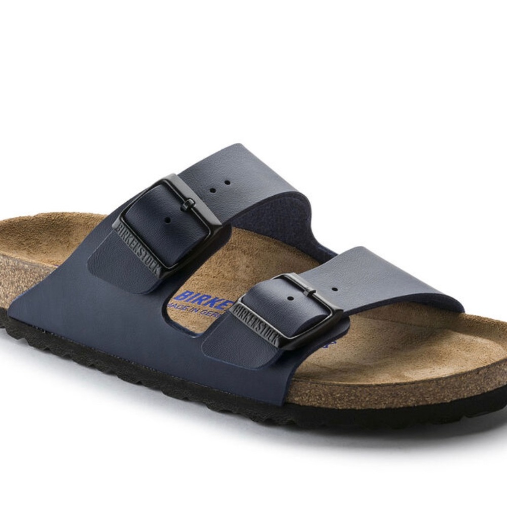 Birkenstock Black Sandals Arizona Soft Bed  SZ 7